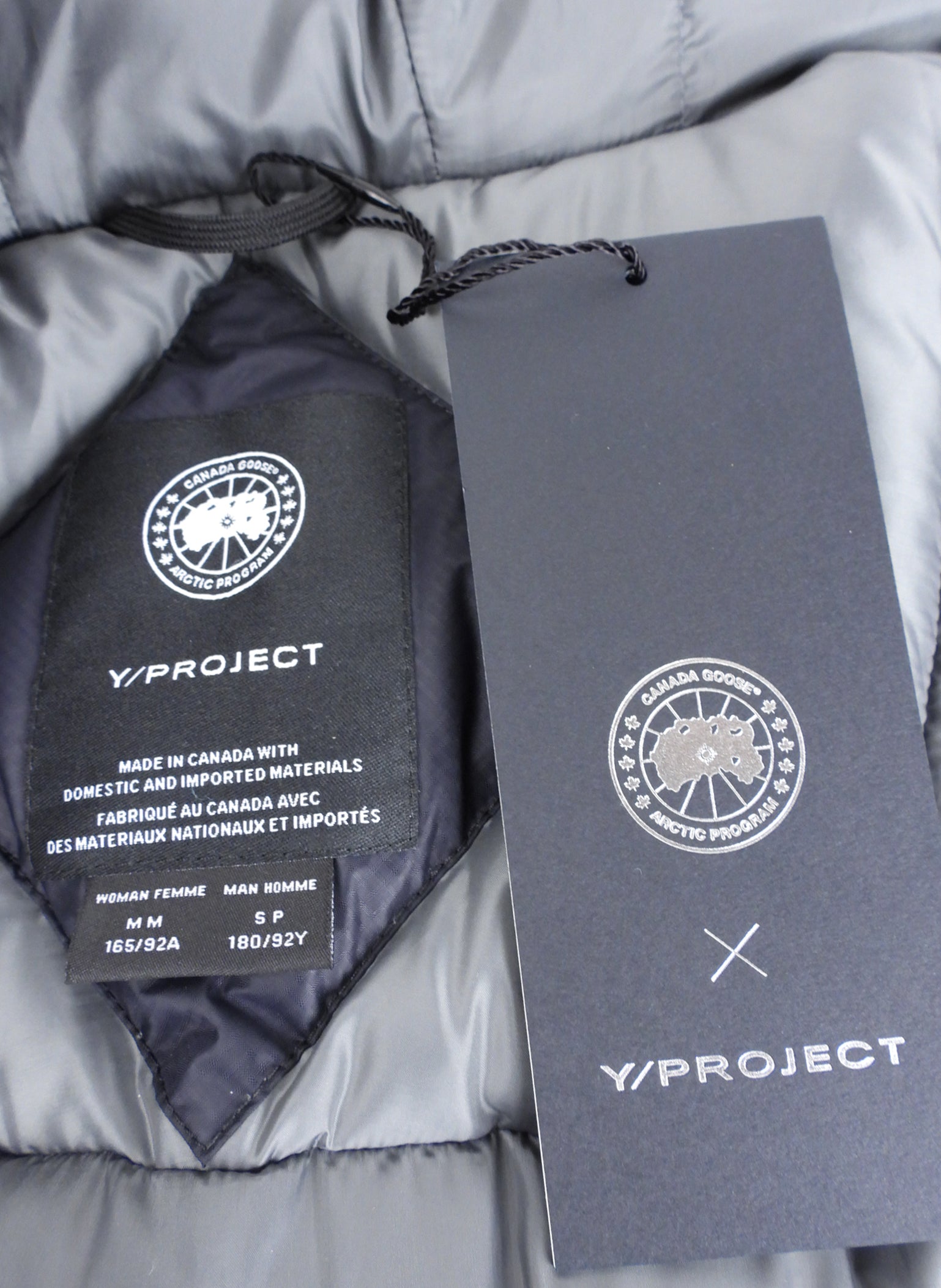 Canada Goose X Y/Project Unisex Black Edition Down Skreslet Puffer Jacket - Warm Winter Coat for Men & Women | Perfect for Skiing, Snowboarding & Cold Weather Adventures