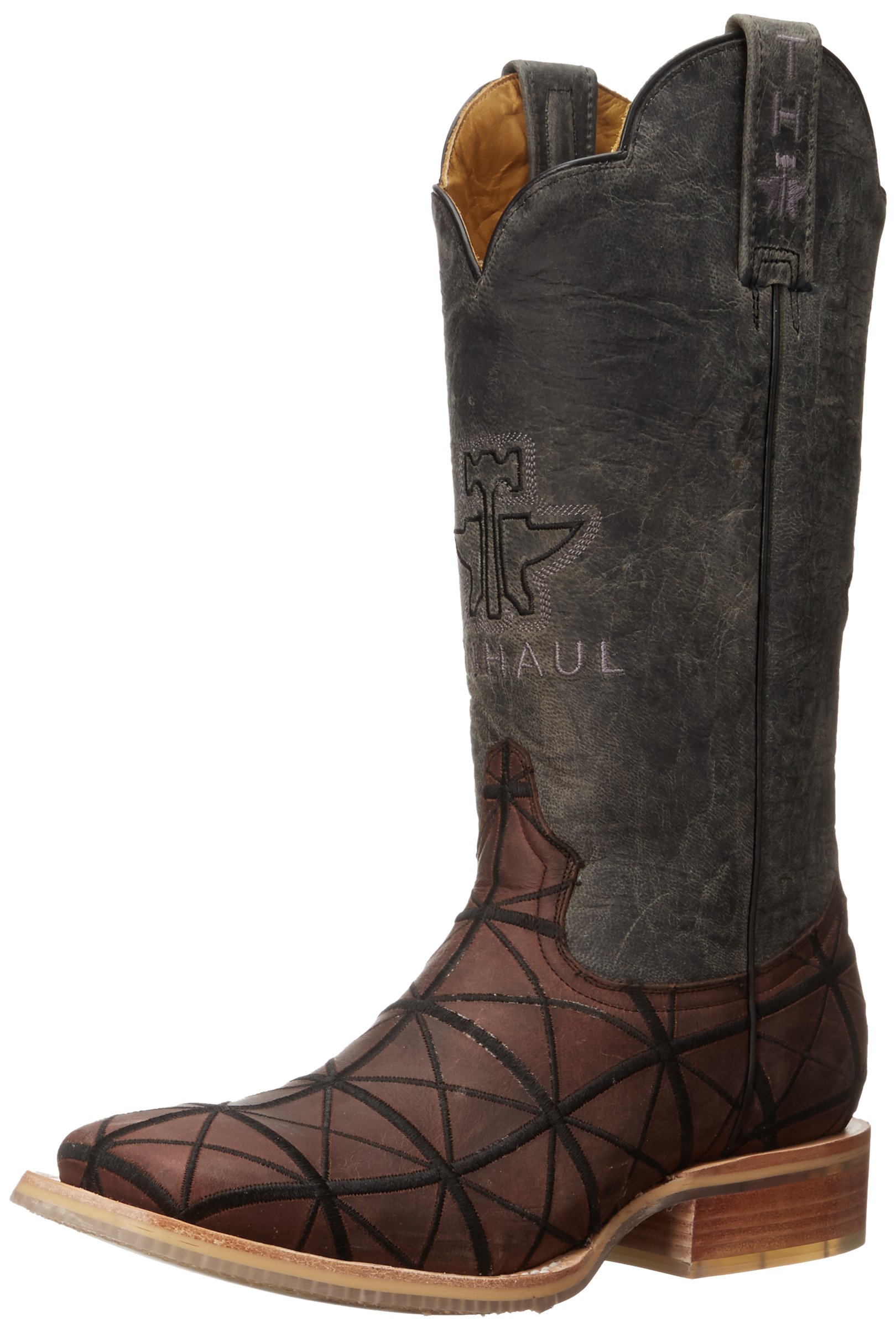 Tin Haul Men's Derrick Steel Toe Work Boots - Waterproof & Slip Resistant Safety Shoes for Construction, Outdoor Work & Heavy Duty Jobs