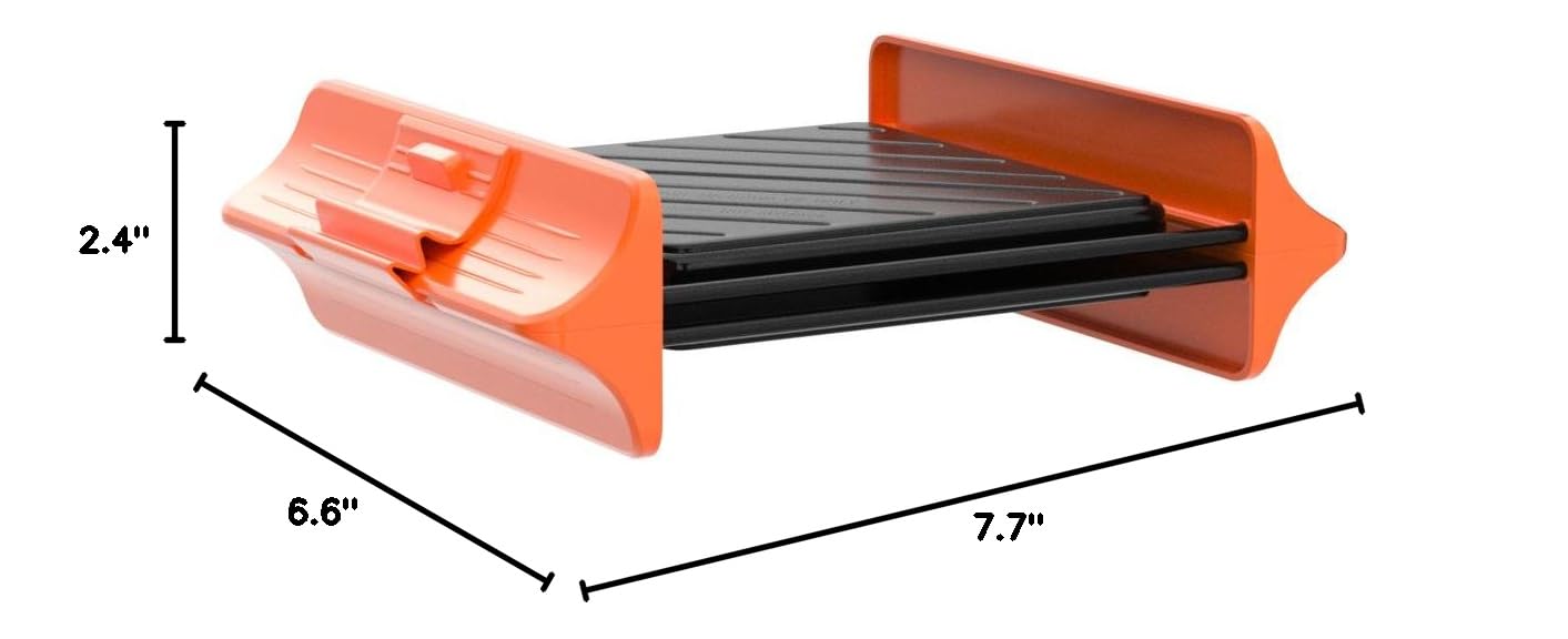 Microwave Sandwich Maker & Panini Press - Fast Cooking & Dishwasher Safe Grill Tray for Quick Meals, Breakfast, and Office Lunches