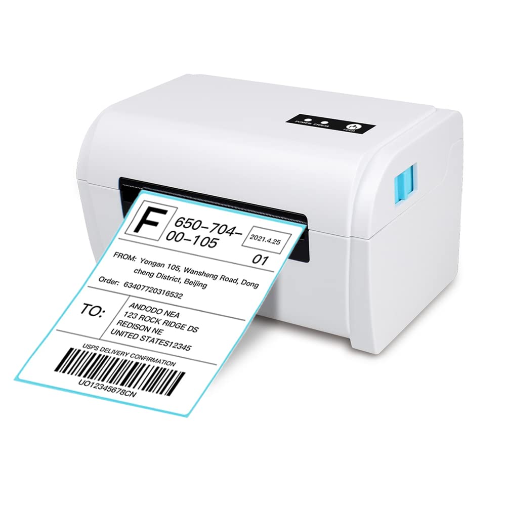 4x6 Bluetooth Thermal Shipping Label Printer - Wireless Desktop Label Maker for Small Businesses | Perfect for E-commerce, Amazon FBA, USPS, UPS & FedEx Shipping Labels
