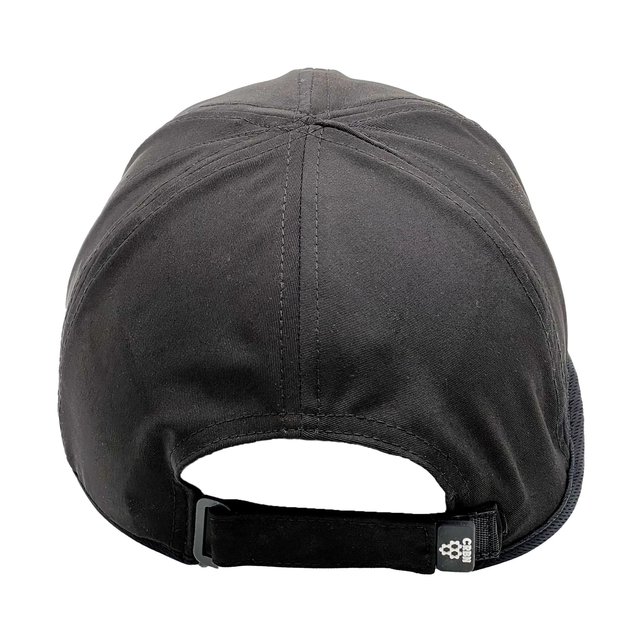 CRBN Unleashed Performance Hat for Men & Women - Lightweight, Moisture-Wicking Baseball Cap for Running, Golf, Hiking - Adjustable Black Athletic Hat for Outdoor Sports & Daily Wear
