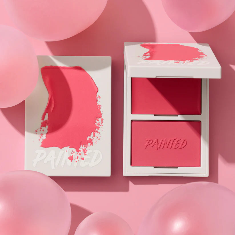 James Charles Painted Rubor Duo - Cream & Powder Blush Set for Flawless Cheek Color | Perfect for Day & Night Makeup Looks