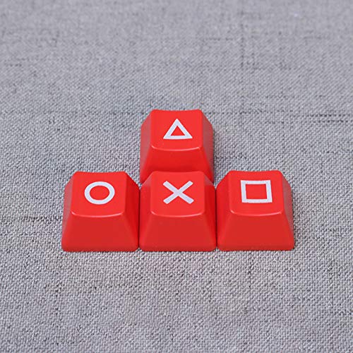 Red Cherry MX Keycaps Set - OEM Profile Gaming Arrow Keycaps for Mechanical Keyboards - DIY Replacement for Enhanced Gaming & Typing Experience - Perfect for Esports, Office & Home Use