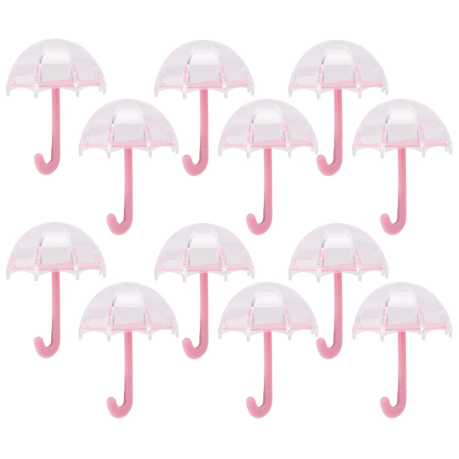 Haofy 12Pcs Umbrella Shaped Candy Boxes - Elegant Wedding Party Favor Containers for Candy, Chocolates & Treats - Perfect for Bridal Showers, Baby Showers & Birthday Celebrations