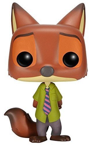 Funko Pop! Disney Zootopia Nick Wilde Vinyl Figure - Collectible Toy for Disney Fans, Perfect for Display, Gifts, and Movie Memorabilia