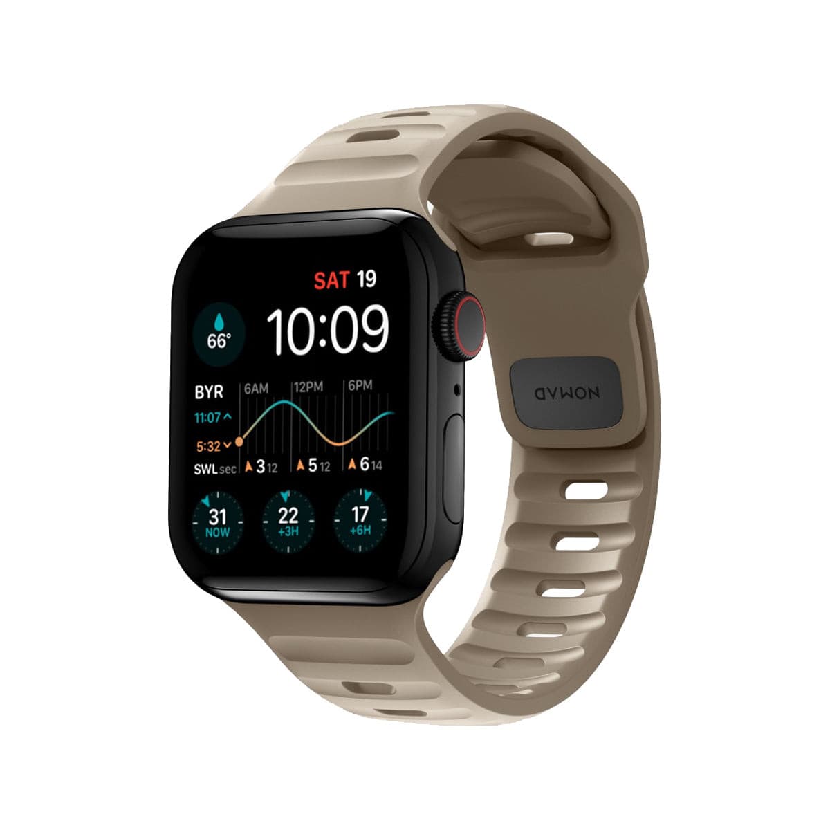 Nomad Sport Band for Apple Watch 40mm/41mm - Dune Color | Durable & Comfortable Fitness & Everyday Wear | Perfect for Running, Workouts & Active Lifestyle