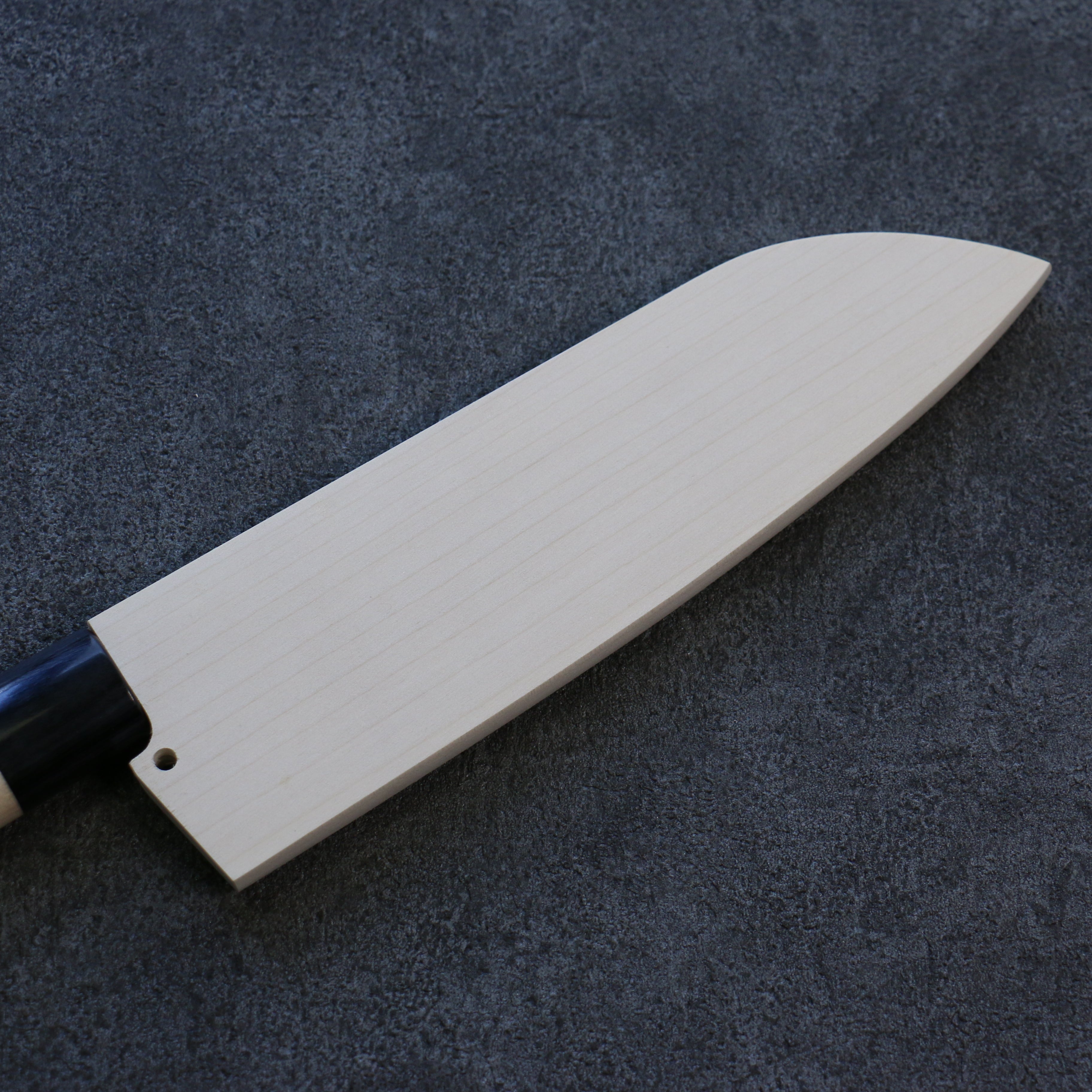 Premium 165mm Santoku Knife Sheath - Magnolia Wood & Plywood Pin - Perfect for Kitchen Storage, Travel, and Gift Giving
