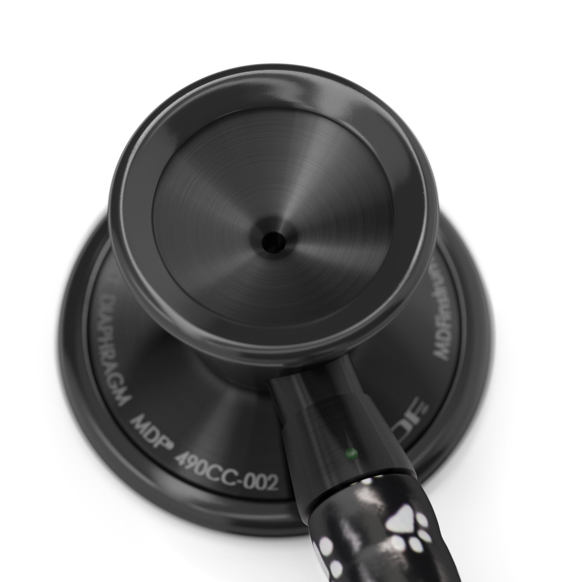 ProCardial® Titanium Cardiology Stethoscope - Premium Medical Stethoscope for Doctors & Nurses, Puppy Paw/BlackOut Design - Ideal for Pediatric Care, Cardiology Exams & Clinical Use