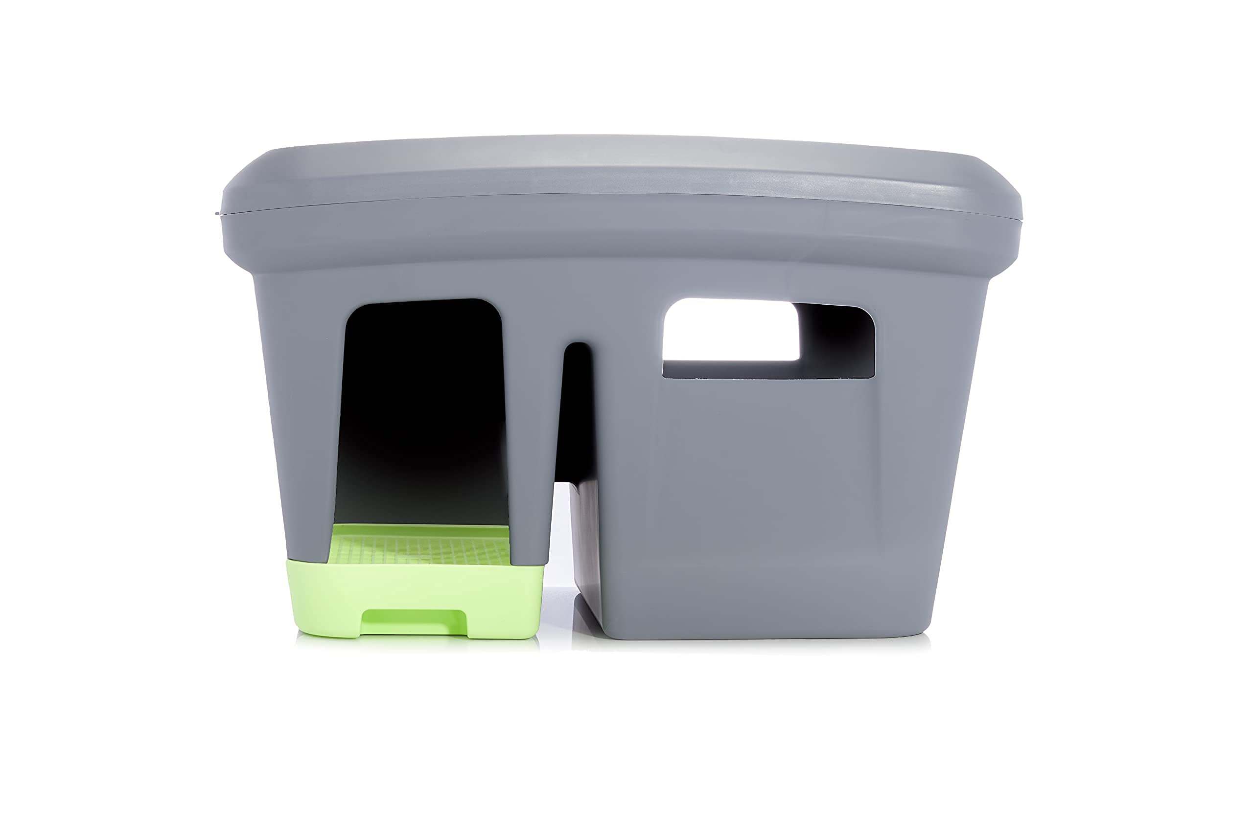 Premium Cat Litter Box - 90% Less Mess, Keeps Litter Contained | Durable & Easy Clean for Indoor Cats | Perfect for Small Spaces & Multi-Cat Homes