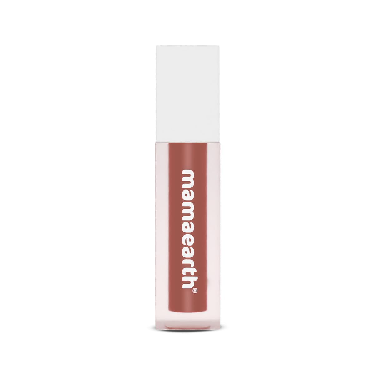 Mamaearth Feather Light Liquid Matte Mini Lipstick with Coconut & Vitamin E - 16-Hour Long Wear, Weightless & Non-Drying Formula - 1.2ml (Nude Punch) - Perfect for Everyday Wear, Parties & Special Occasions