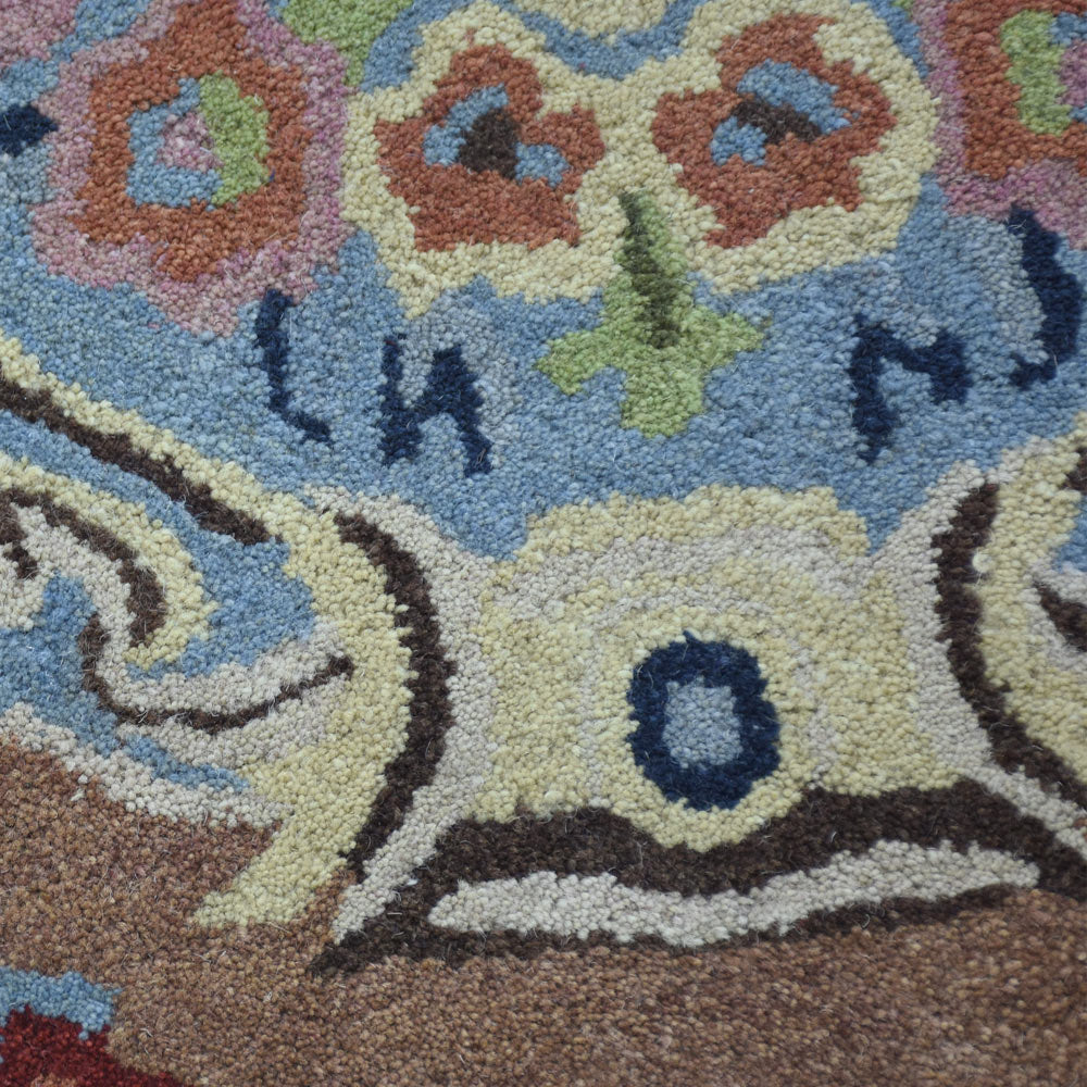 Premium Sarouk Hand Tufted Wool Rug - Traditional Persian Design for Living Room, Bedroom & Office Decor