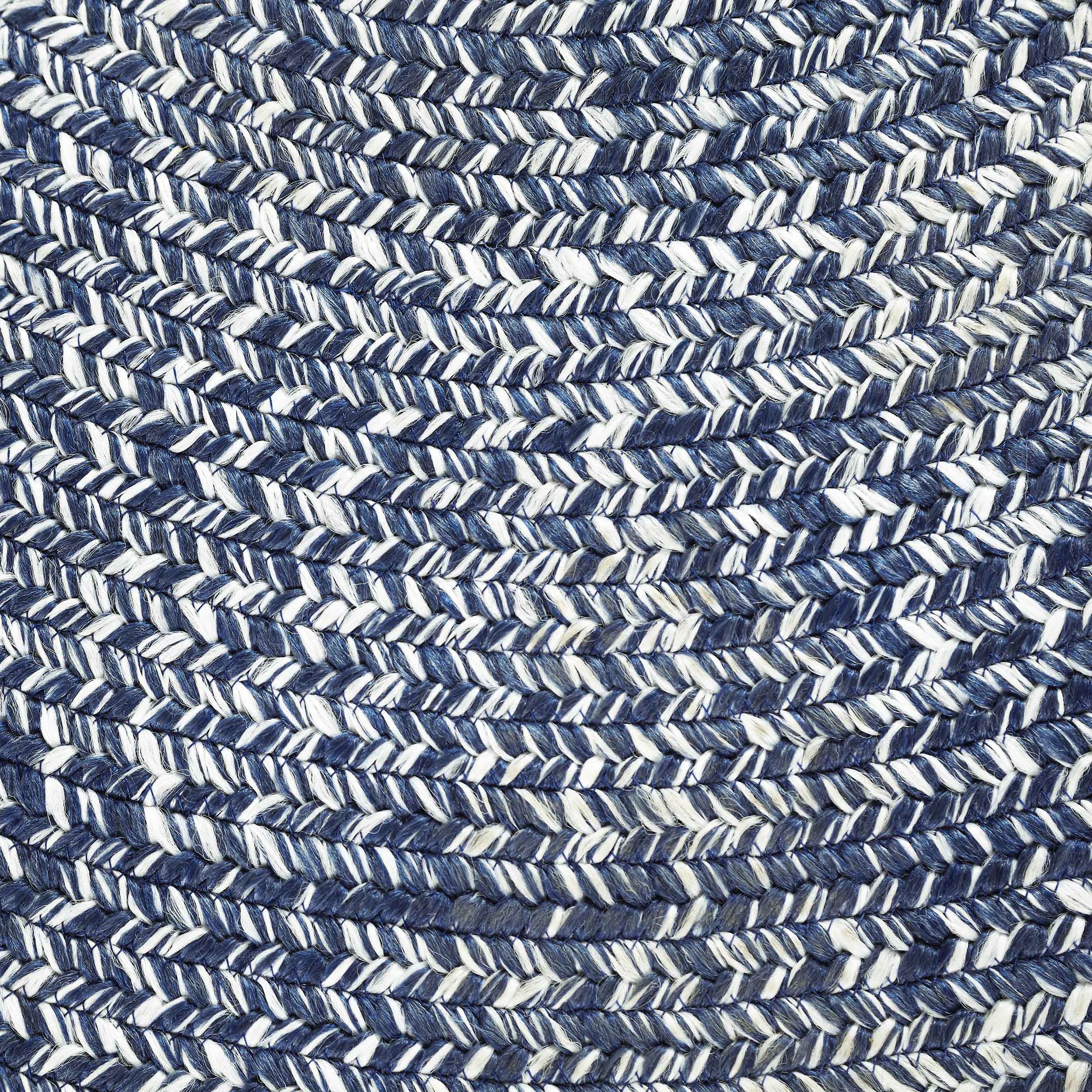 Reversible Braided Area Rug - Non-Slip Two Tone Indoor/Outdoor Rug for Living Room, Bedroom, Patio - Soft & Durable Home Decor