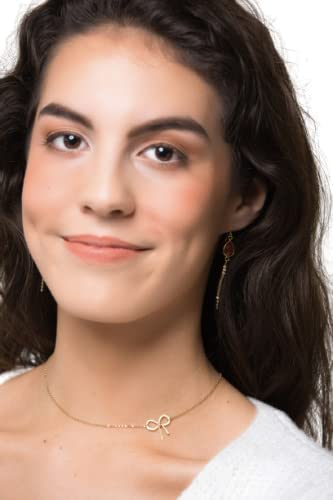 Elegant Bow Necklace for Women - Minimalist Ribbon Knot Pendant Choker Jewelry Gift for Best Friends, Bridesmaids & Special Occasions | Perfect for Weddings, Anniversaries & Valentine's Day Gifts