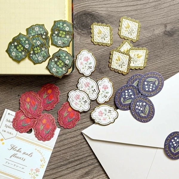 Premium Flake Seal Flowers for DIY Crafts, Wedding Decorations & Gift Wrapping – High-Quality Decorative Floral Embellishments