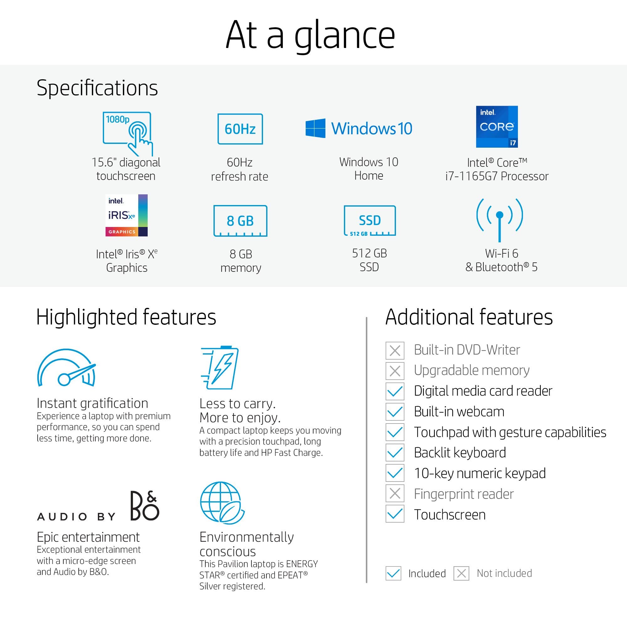 HP 2022 Pavilion 15.6