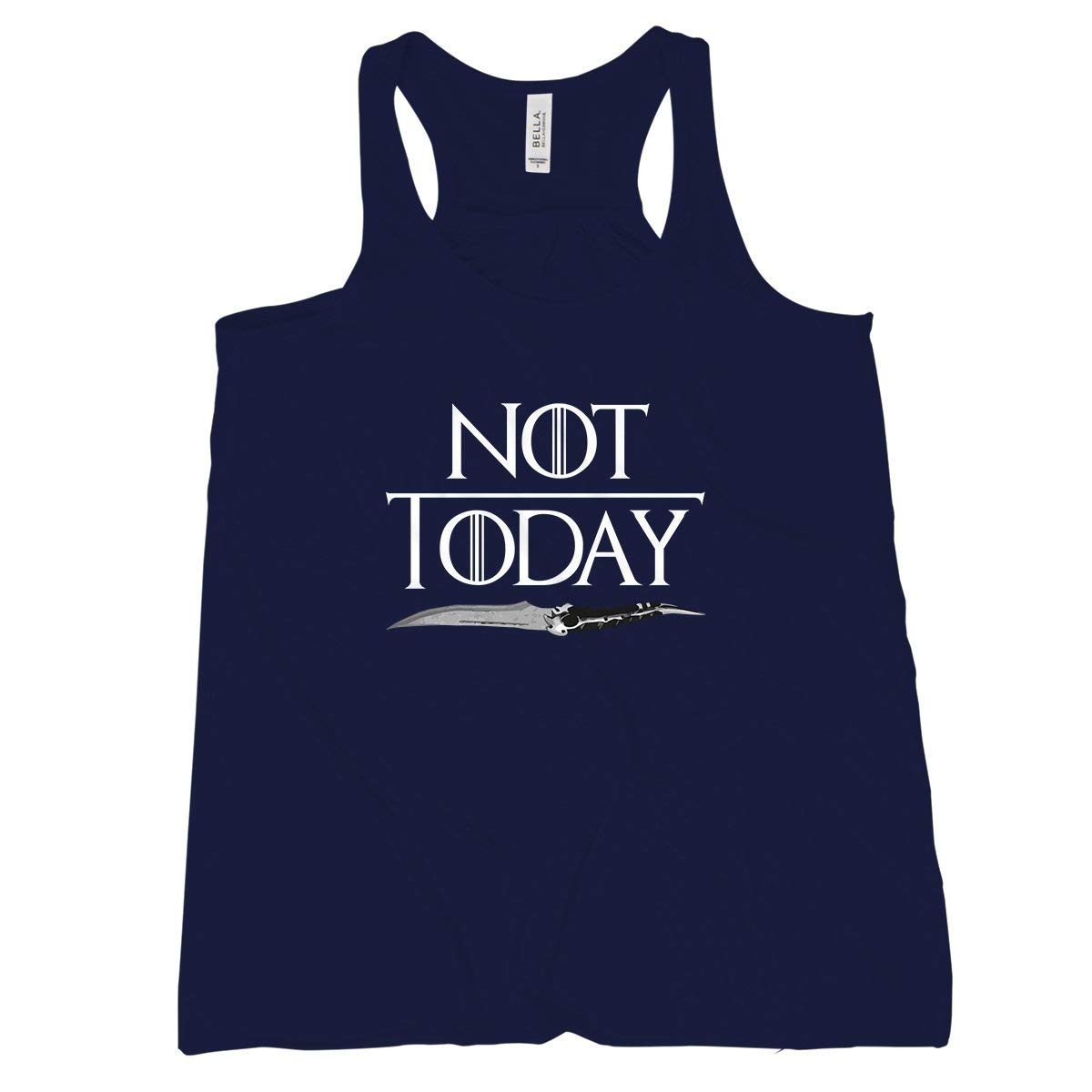 Arya Stark 'Not Today' Women's Tank Top - Game of Thrones Inspired Casual Wear for Summer & Cosplay