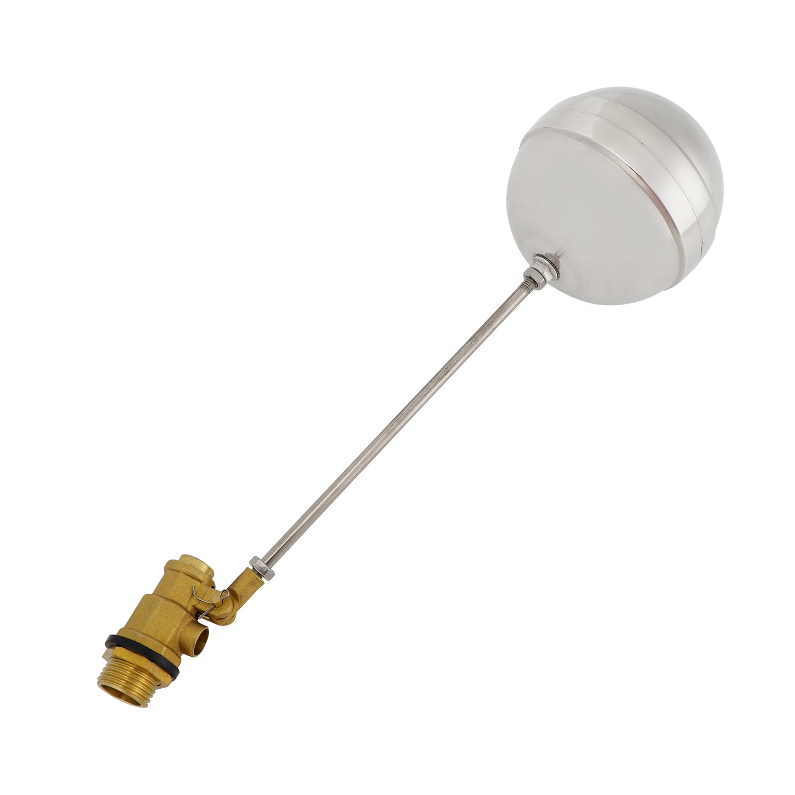 1/2 Inch Male Thread Float Ball Valve - Stainless Steel Floating Ball Water Sensor for Tanks, Pools & Irrigation Systems