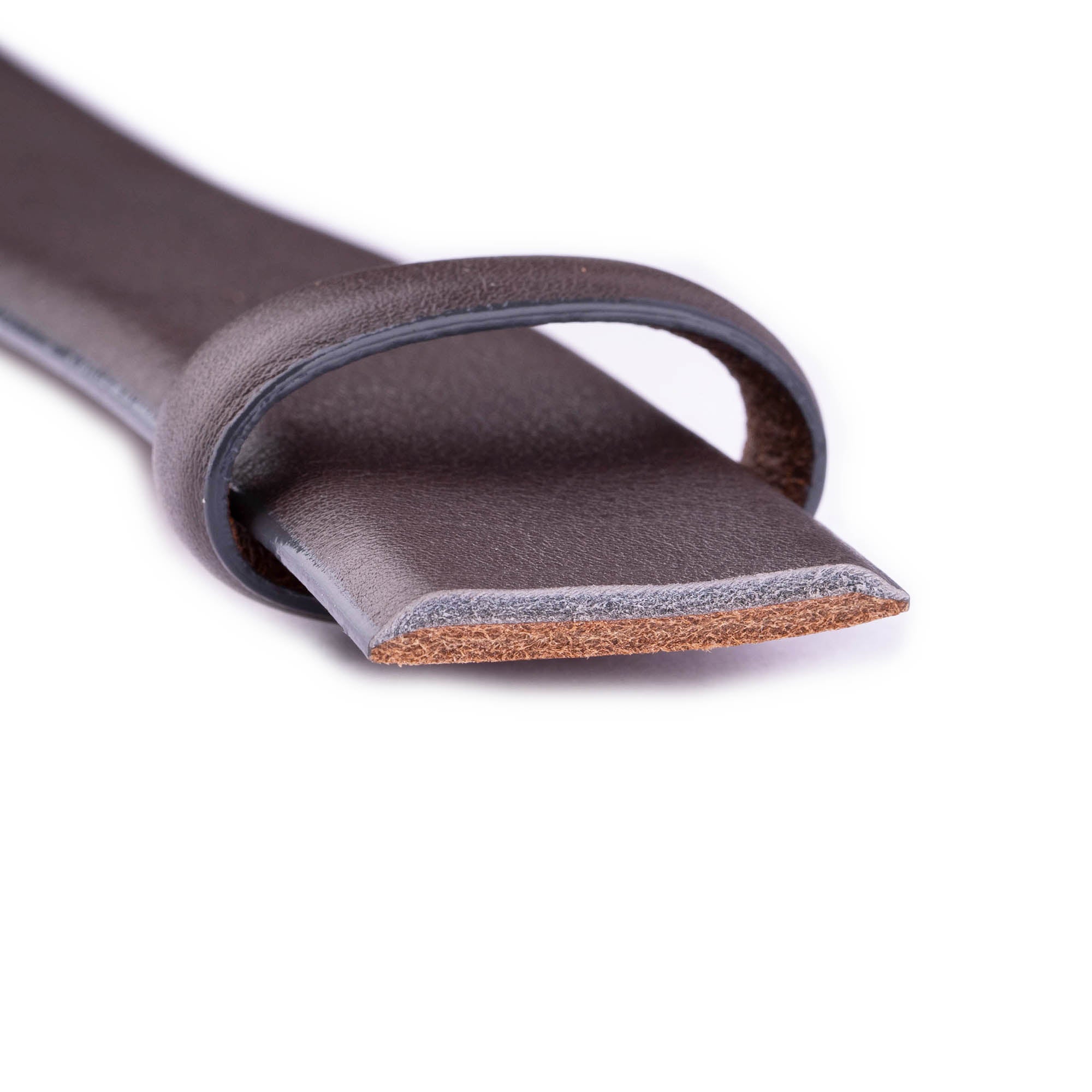 Genuine Gray Leather Strap Replacement for Ferragamo Men's Belt Buckle | Premium Belt Accessory for Business & Casual Wear