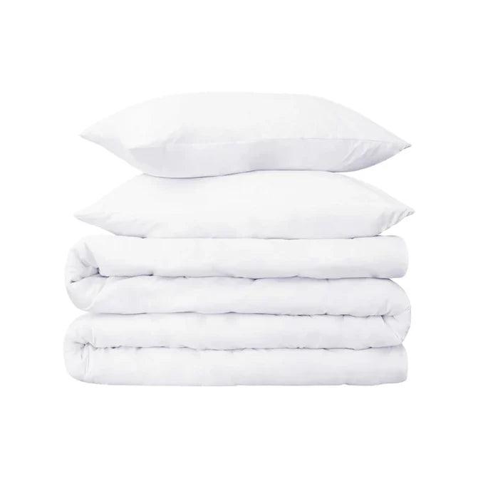 Luxury Egyptian Cotton 700 Thread Count Duvet Cover Set - Ultra Soft Breathable Bedding for Master Bedroom, Guest Room & Hotel Use