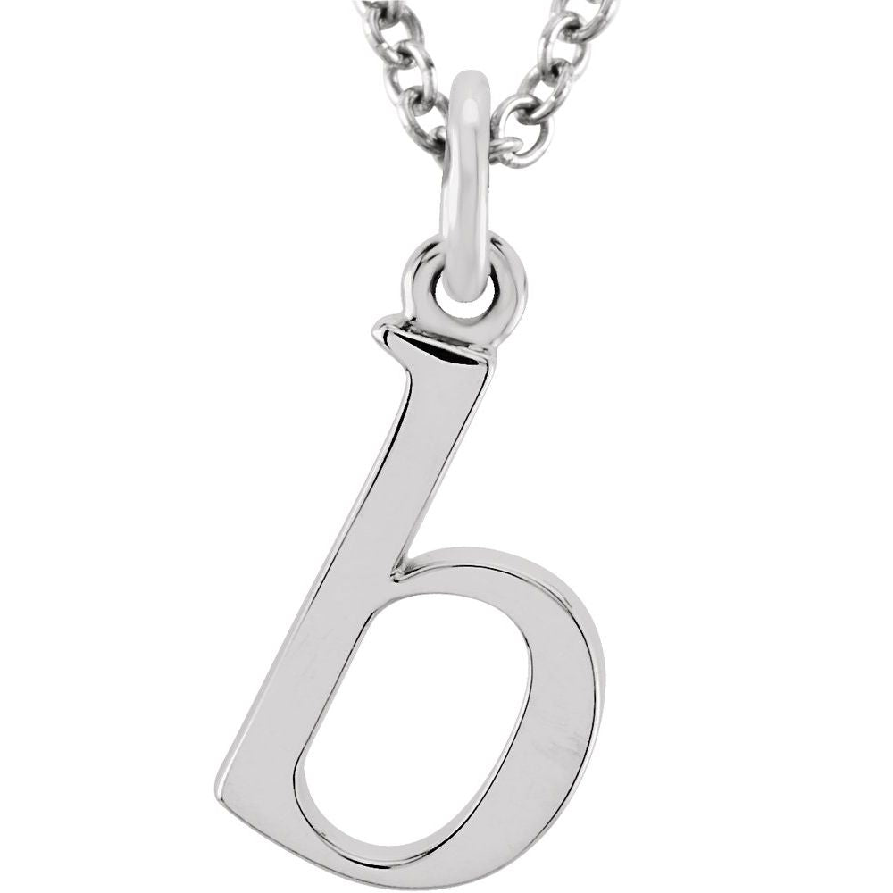 Elegant Gold Lowercase 'b' Initial Choker Necklace - Perfect for Women's Fashion, Birthday Gifts & Everyday Jewelry
