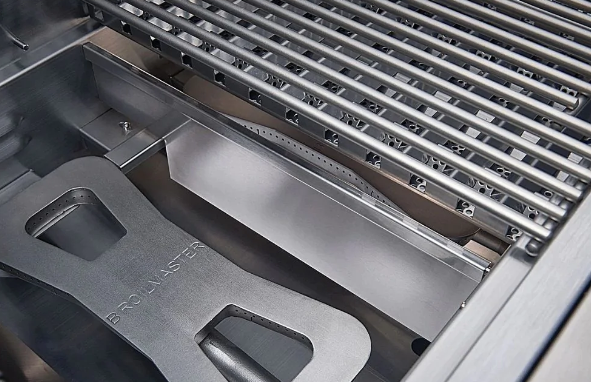 Broilmaster Stainless Steel Built-In Gas Grill - Outdoor BBQ Cooking for Backyard, Patio & Deck