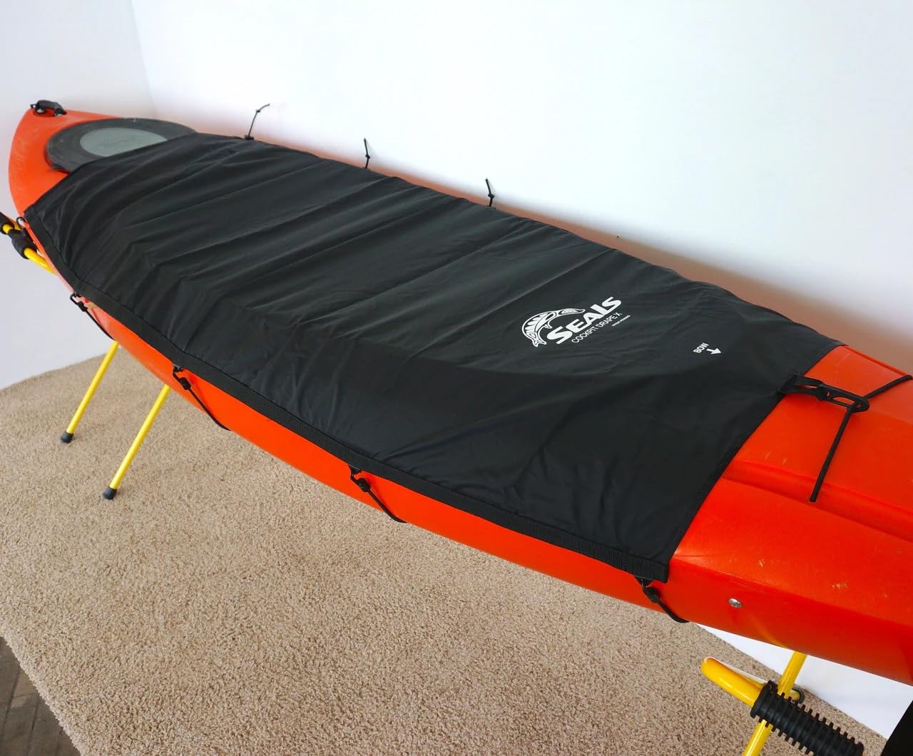 Waterproof Kayak Cockpit Cover - Universal Fit for Most Kayaks - Durable Nylon Seal Protection for Storage & Transport - Ideal for Outdoor Adventures & Marine Use