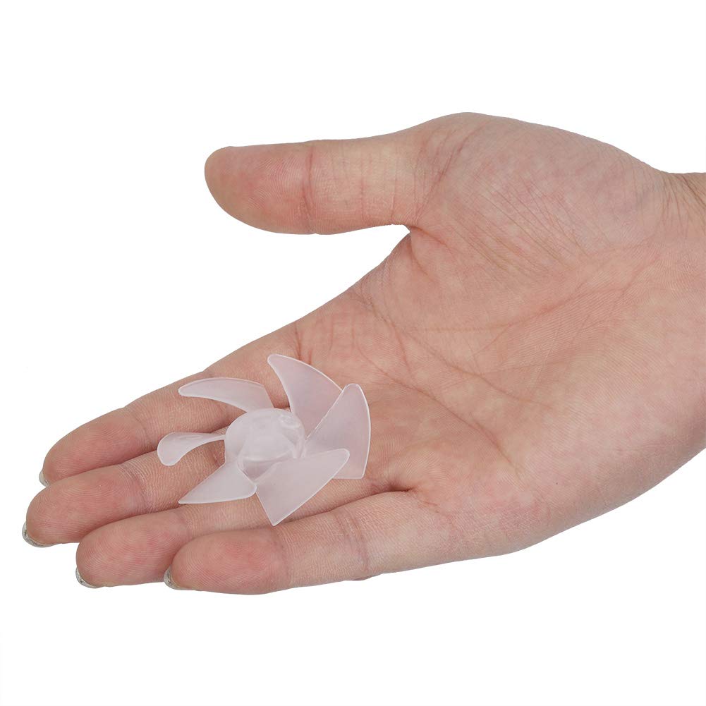 10pcs Mini Desk Replacement Fan Blades - Small Plastic Hair Dryer Fan Blades for Hair Dryer Motor Repair & DIY Projects - Perfect for Home, Office, and Beauty Salon Use