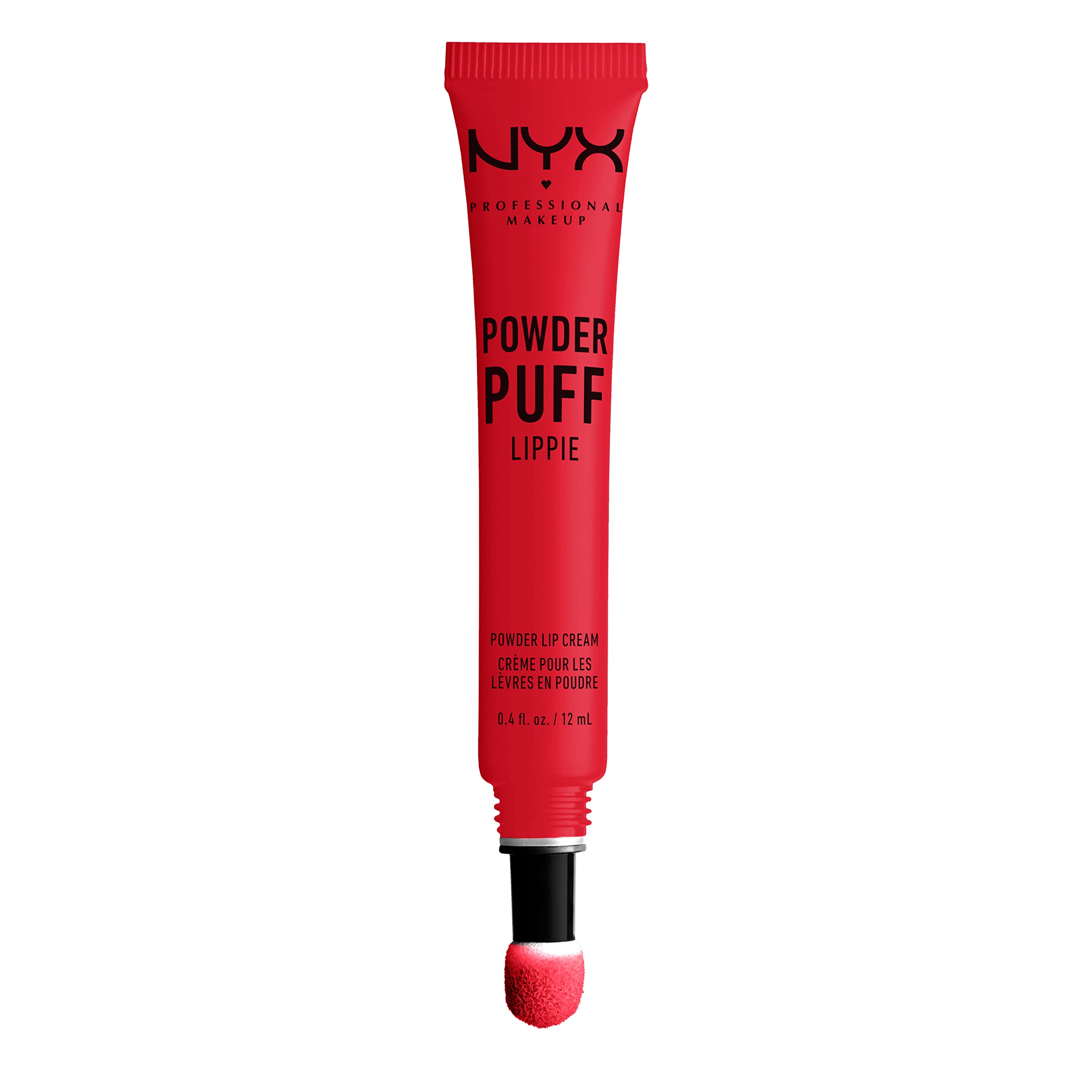 NYX Professional Makeup Powder Puff Lippie Liquid Lipstick - Boys Tears (Red) | Long-Lasting Matte Lip Cream for Everyday Wear & Special Occasions
