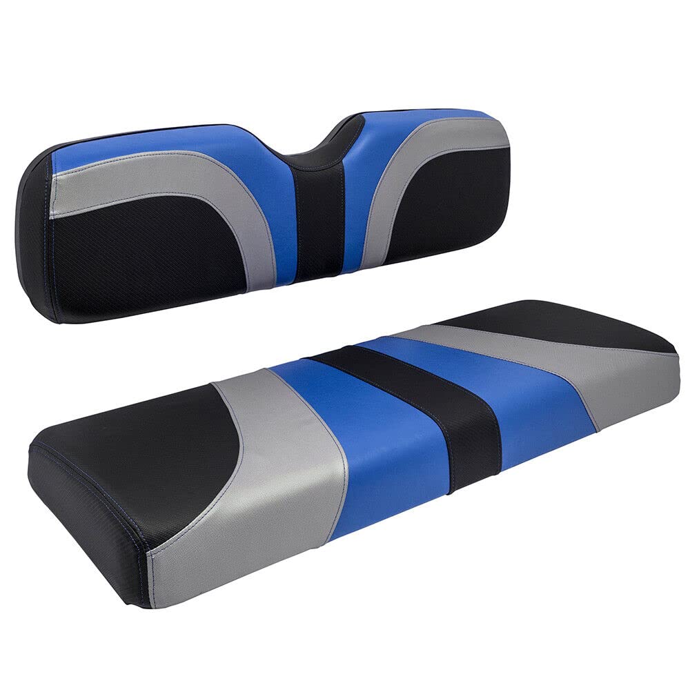 Premium RED DOT Blade Front Seat Covers for Club Car DS Golf Carts (2000-2015 Models) - Durable One-Piece Seat Back Design - Perfect for Golfing, Camping & Outdoor Adventures