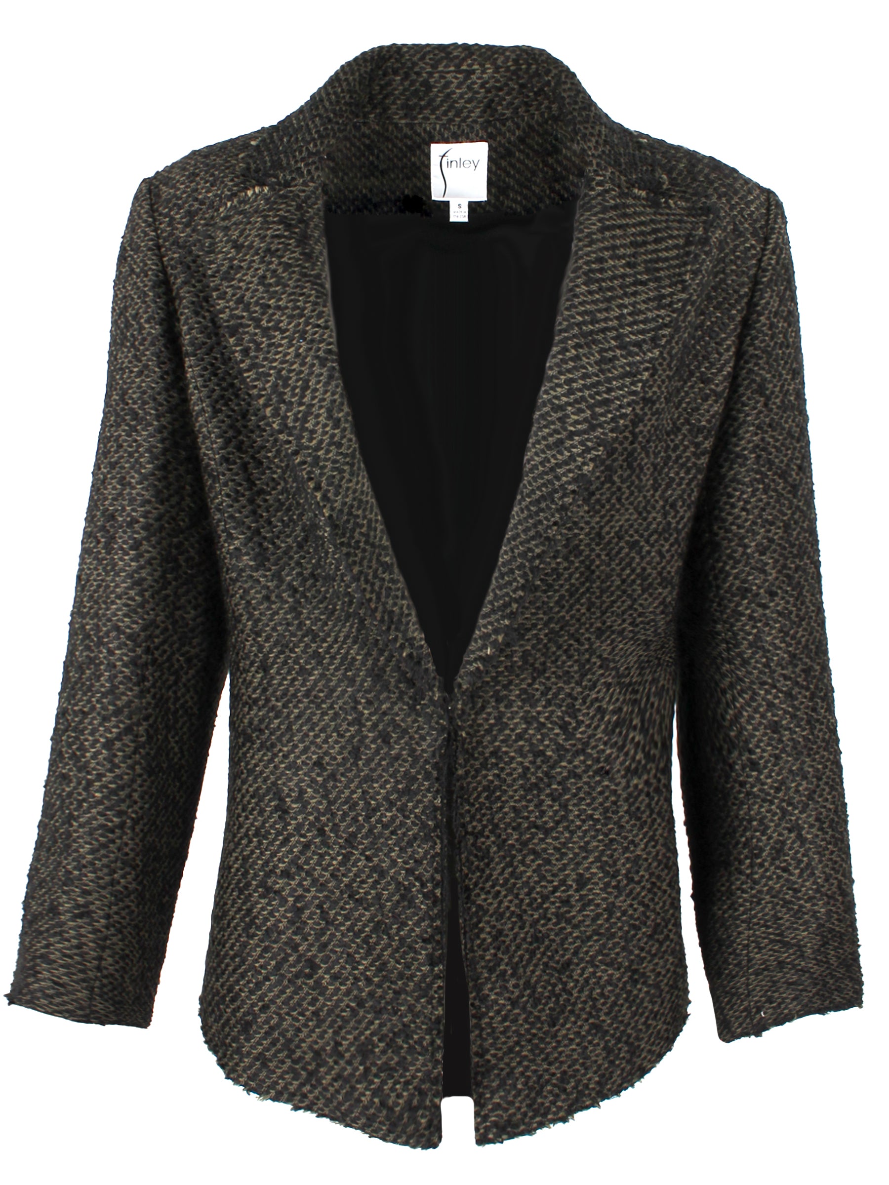 Baxter Men's Single Breasted Tweed Jacket - Olive & Black Checkered Blazer for Business Casual & Office Wear
