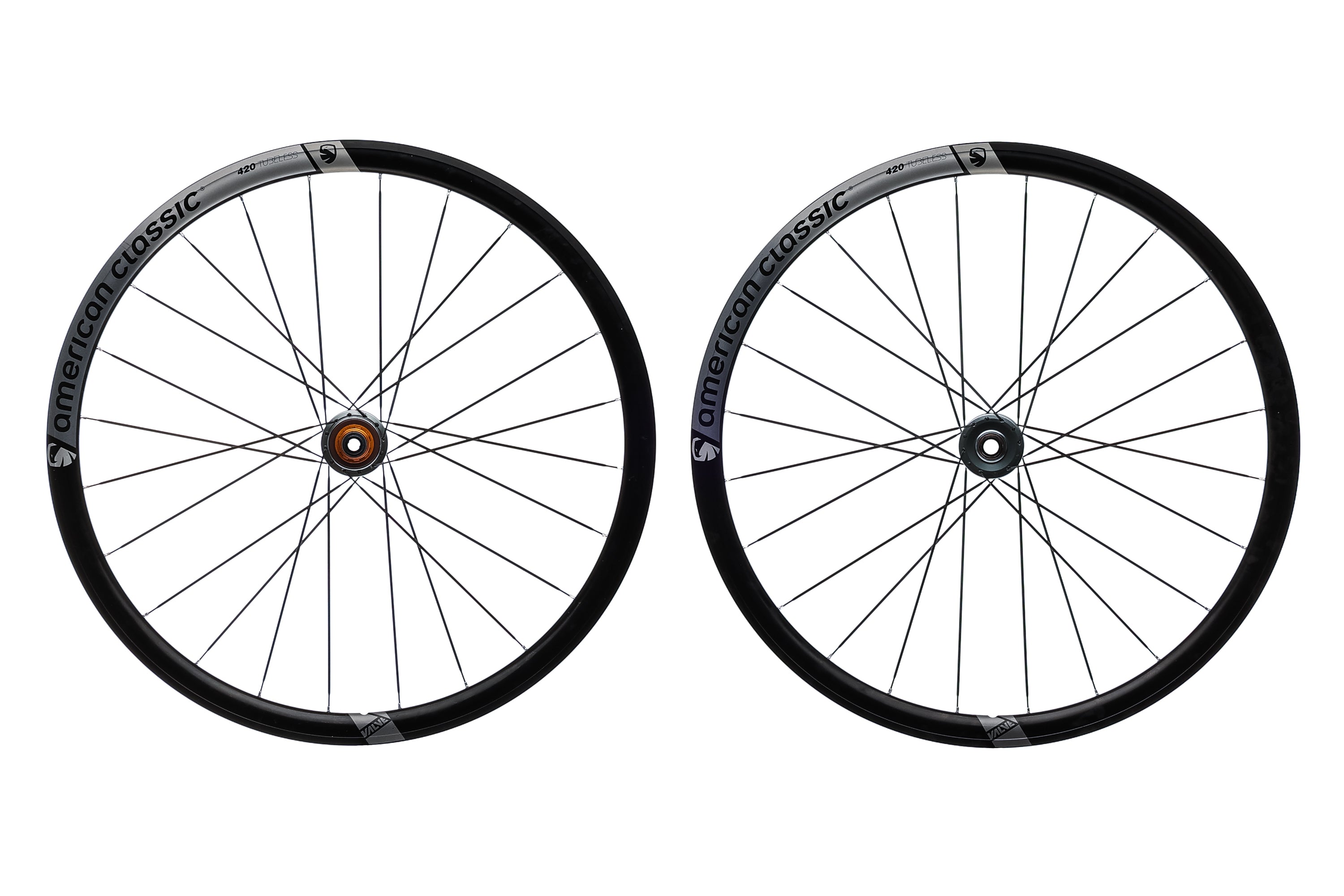 American Classic 420 Aero Disc Aluminum Tubeless 700c Wheelset - Lightweight & Durable Road Bike Wheels for Racing & Performance Cycling