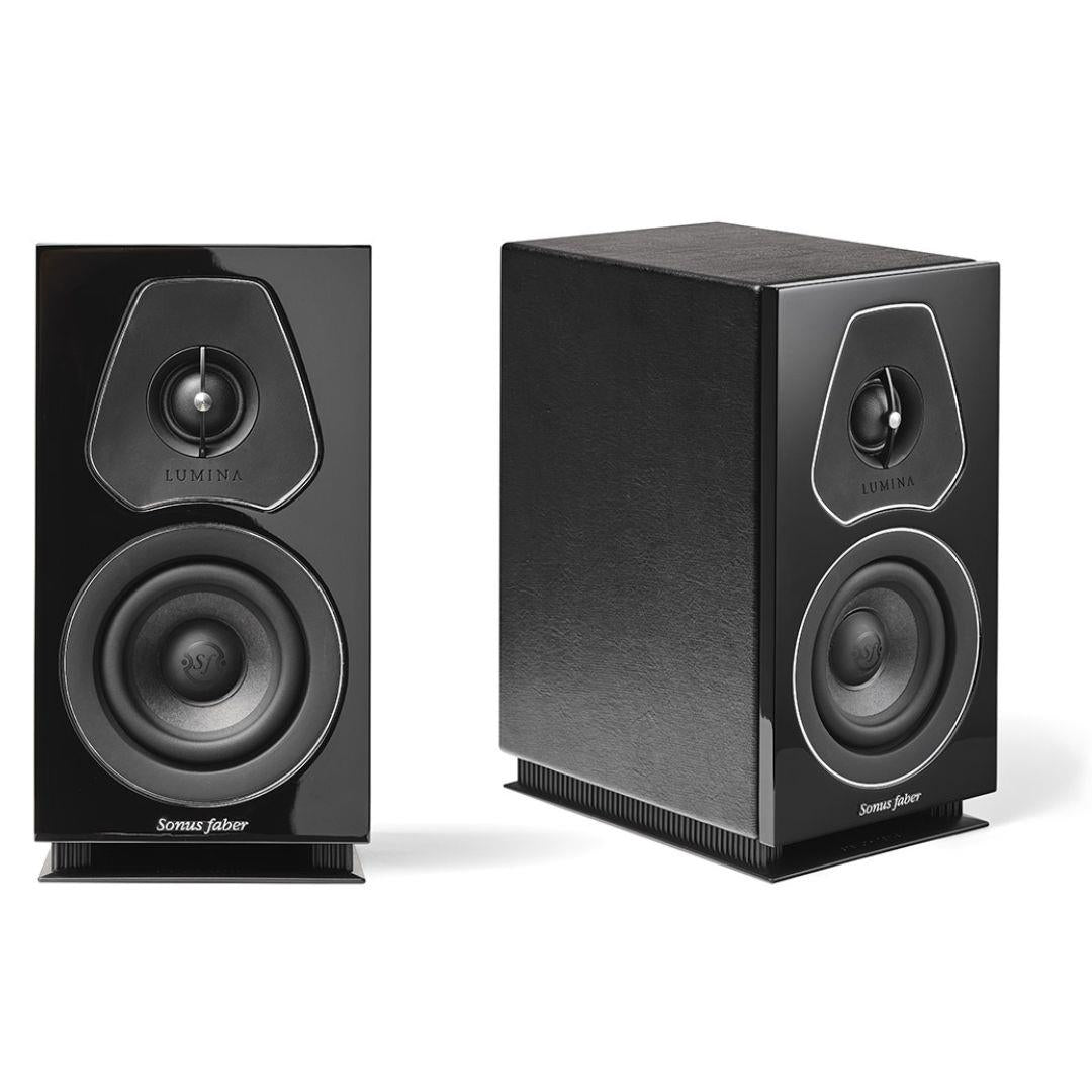 Sonus Faber Lumina I Bookshelf Speakers - Premium Hi-Fi Stereo Pair for Home Theater & Music Listening | Compact Bookshelf Design for Living Room, Bedroom & Studio Use