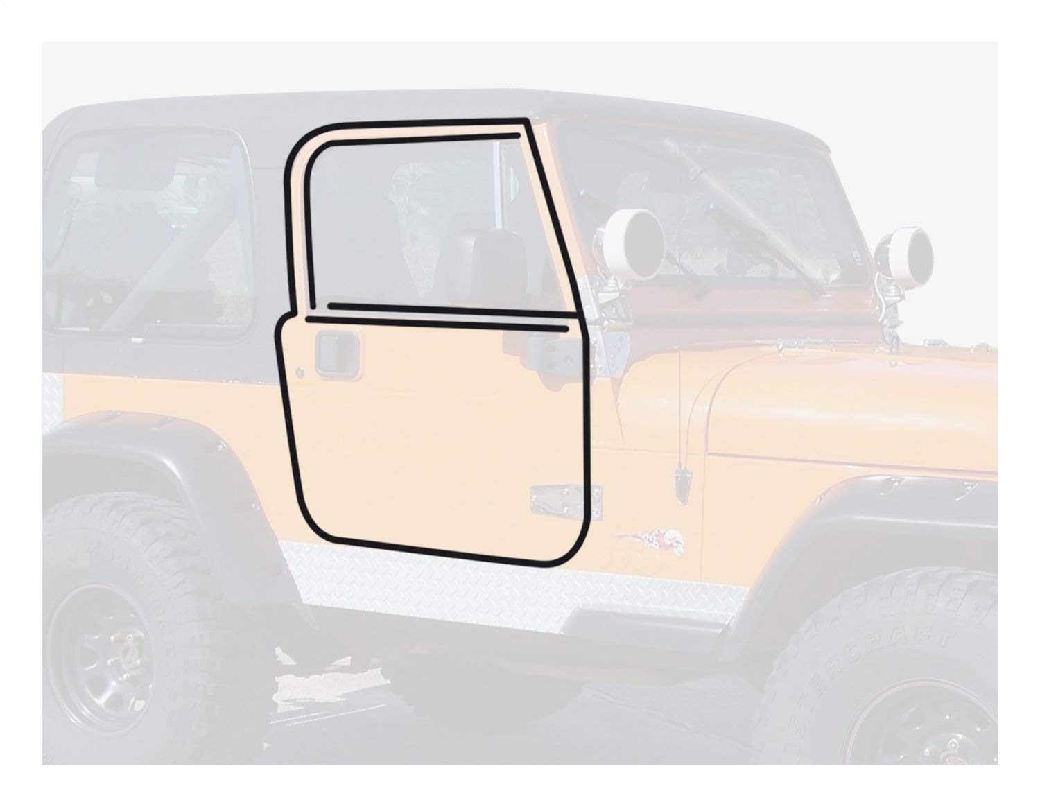 Crown Vintage Door Seal Master Kit - Weatherproof & Noise Reduction for Home & Garage Doors - Perfect for Winter Insulation & Soundproofing