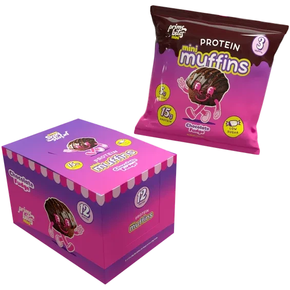 AP Prime Bites Mini Muffins - Delicious Bite-Sized Snacks for Kids Lunchboxes, After-School Treats & On-The-Go Breakfast (12 Pack)