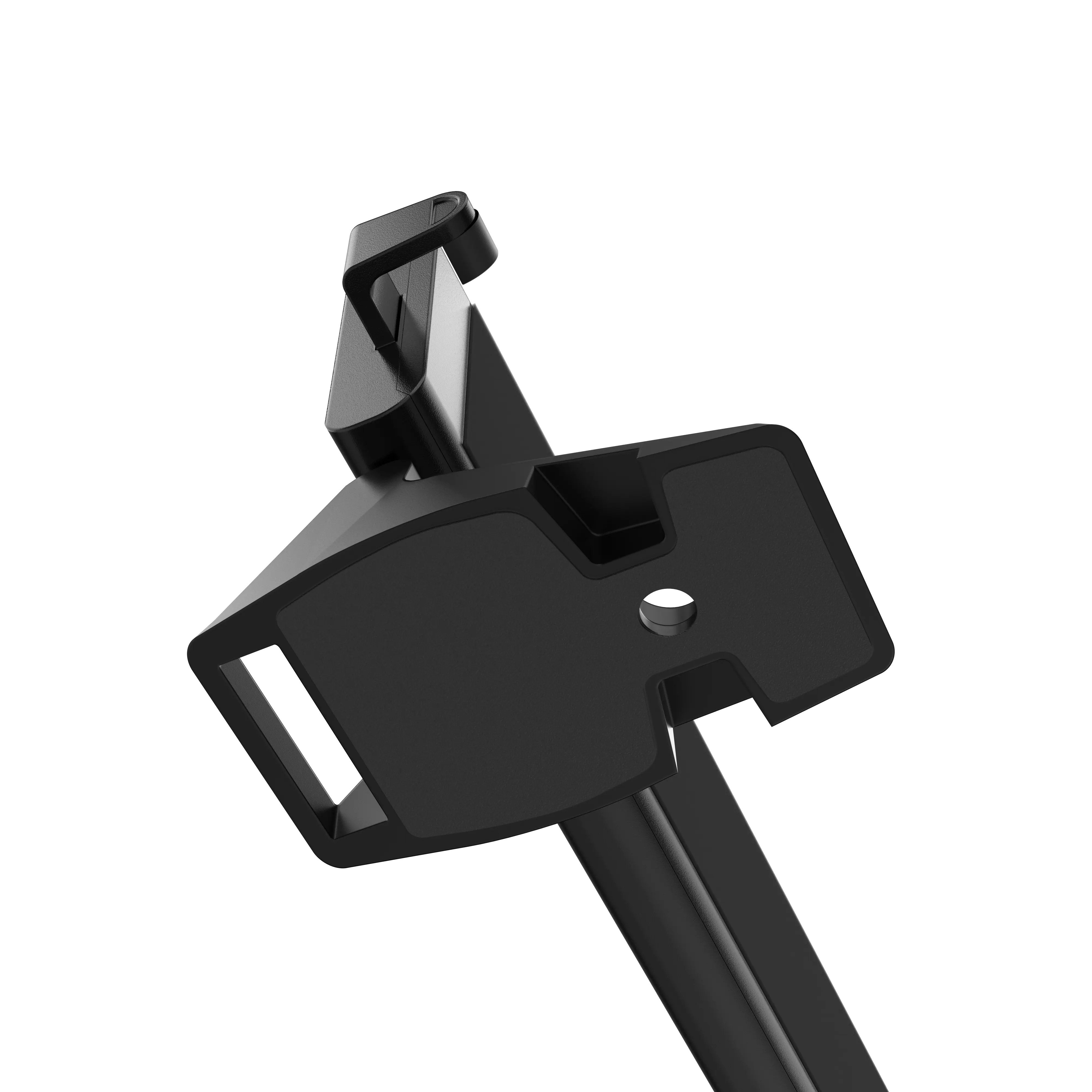 Secure Locking & Folding Desk Mount for Monitors - Adjustable VESA Stand for Home Office, Gaming Setup & Workspace Organization