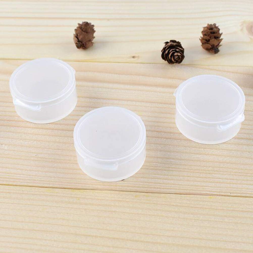 10-Pack Clear Travel Pill Containers with Lids - Small Medicine Storage Boxes for Earplugs, Pills & Essentials | Portable Pocket Organizer for Travel, Home & Office Use