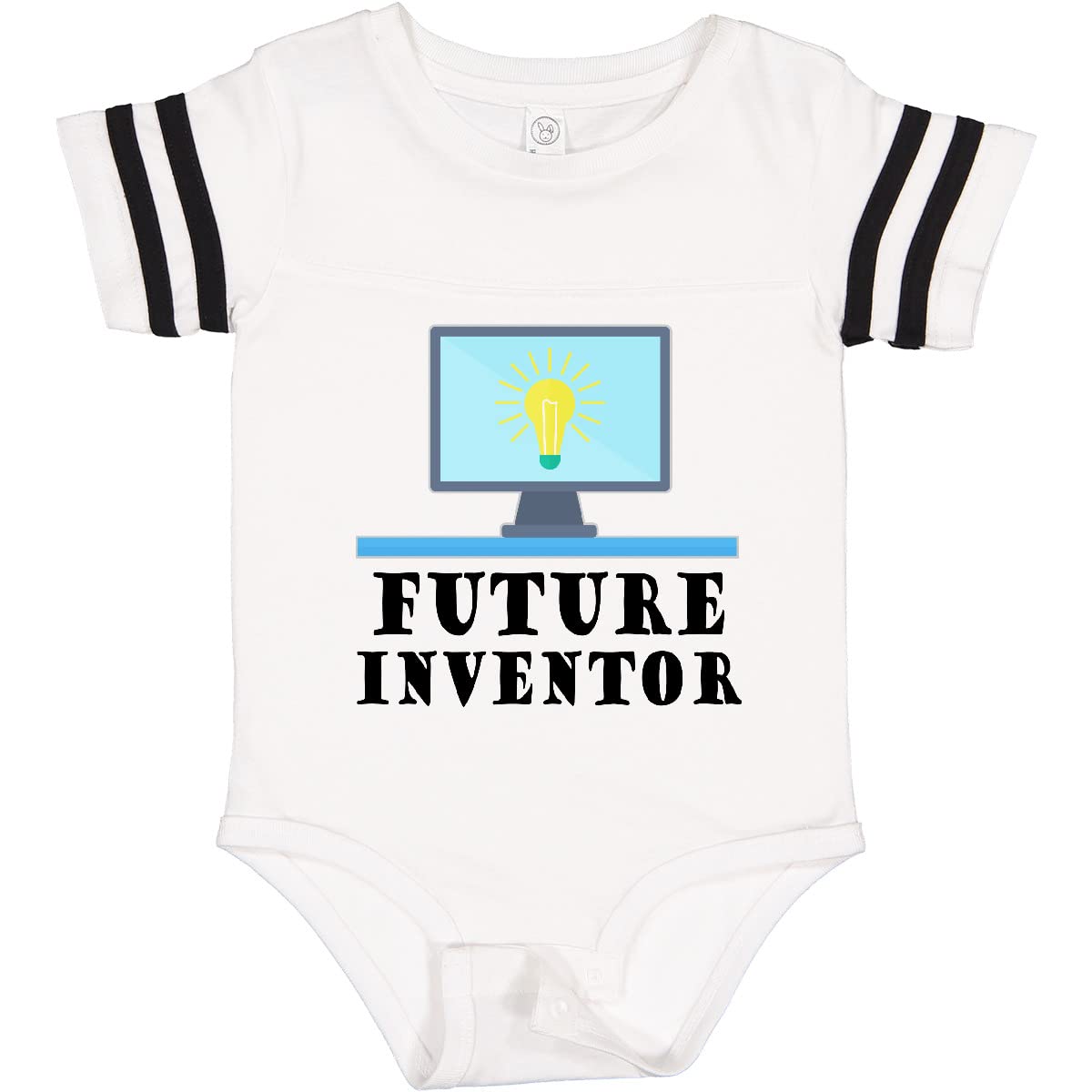 Inktastic Future Inventor Computer Occupation Baby Bodysuit - Cute STEM Onesie for Infants & Toddlers - Perfect Gift for Tech-Loving Parents & Science-Themed Baby Showers