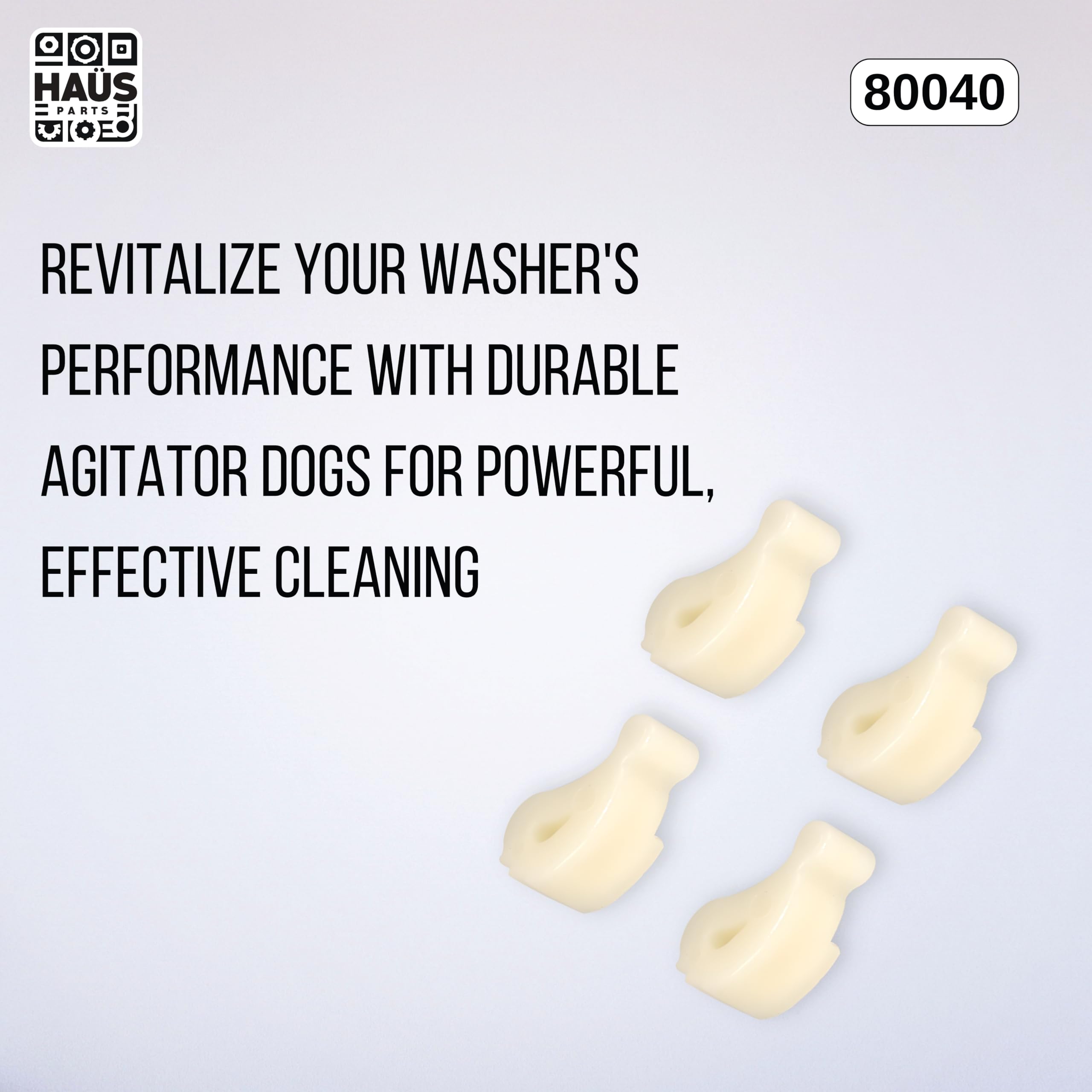 80040 Agitator Dogs for Washer Replacement Parts - Compatible with 285770, 285612, 387091 (10 Pack) - Perfect for Washing Machine Repair and Maintenance