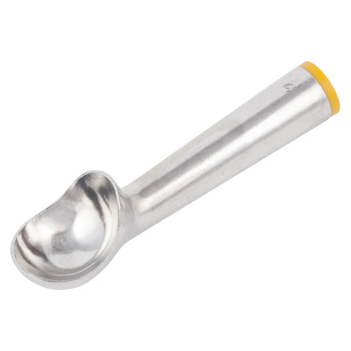 Winco 3 Oz Stainless Steel Ice Cream Scoop - Heavy Duty Commercial Grade with Ergonomic Handle for Smooth Scooping - Perfect for Ice Cream Shops, Bakeries, and Home Kitchens