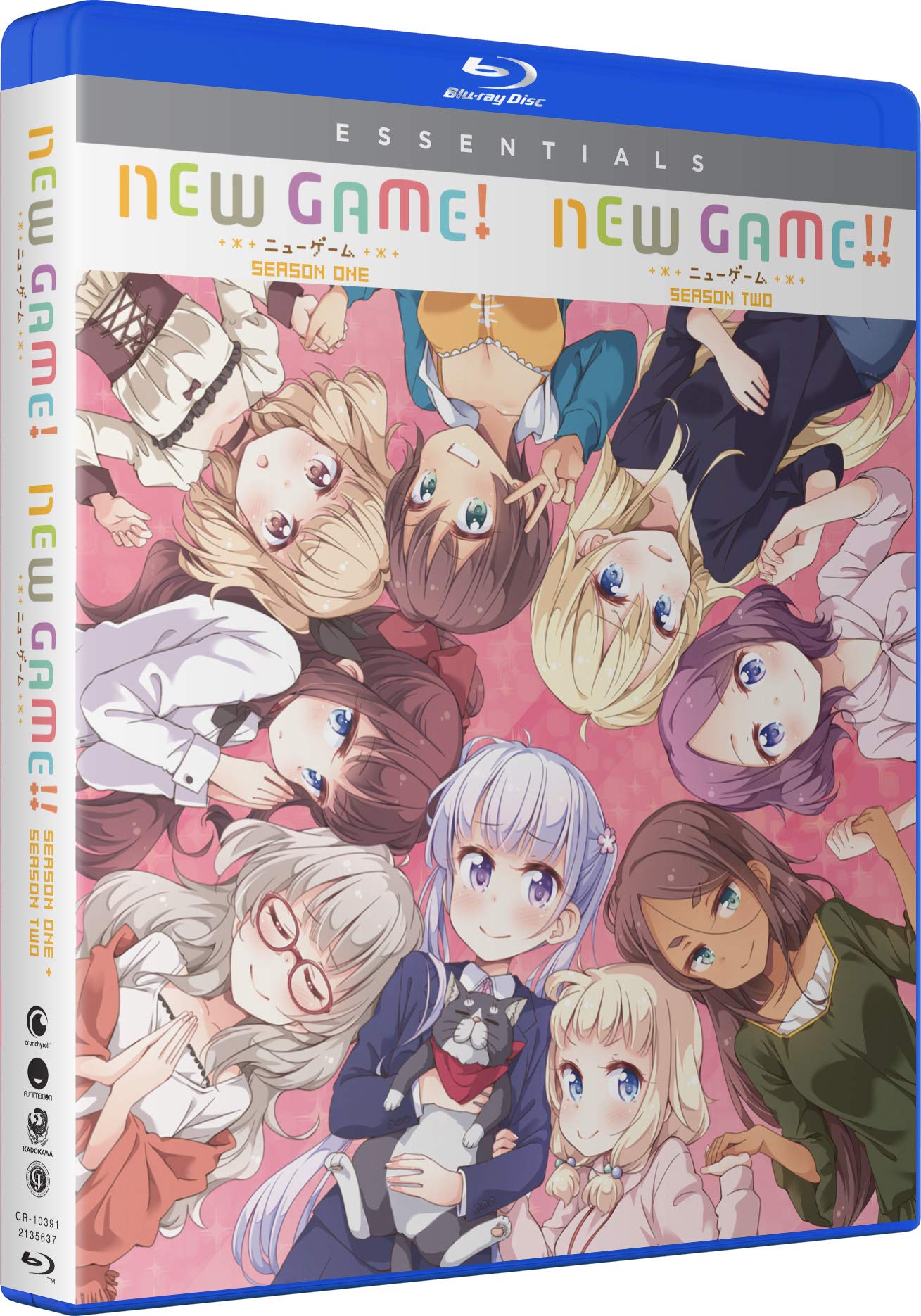 NEW GAME! + NEW GAME!! Anime Complete Seasons 1 & 2 DVD/Blu-ray Set - Essential Collection for Anime Fans - Perfect for Binge-Watching and Gift Giving