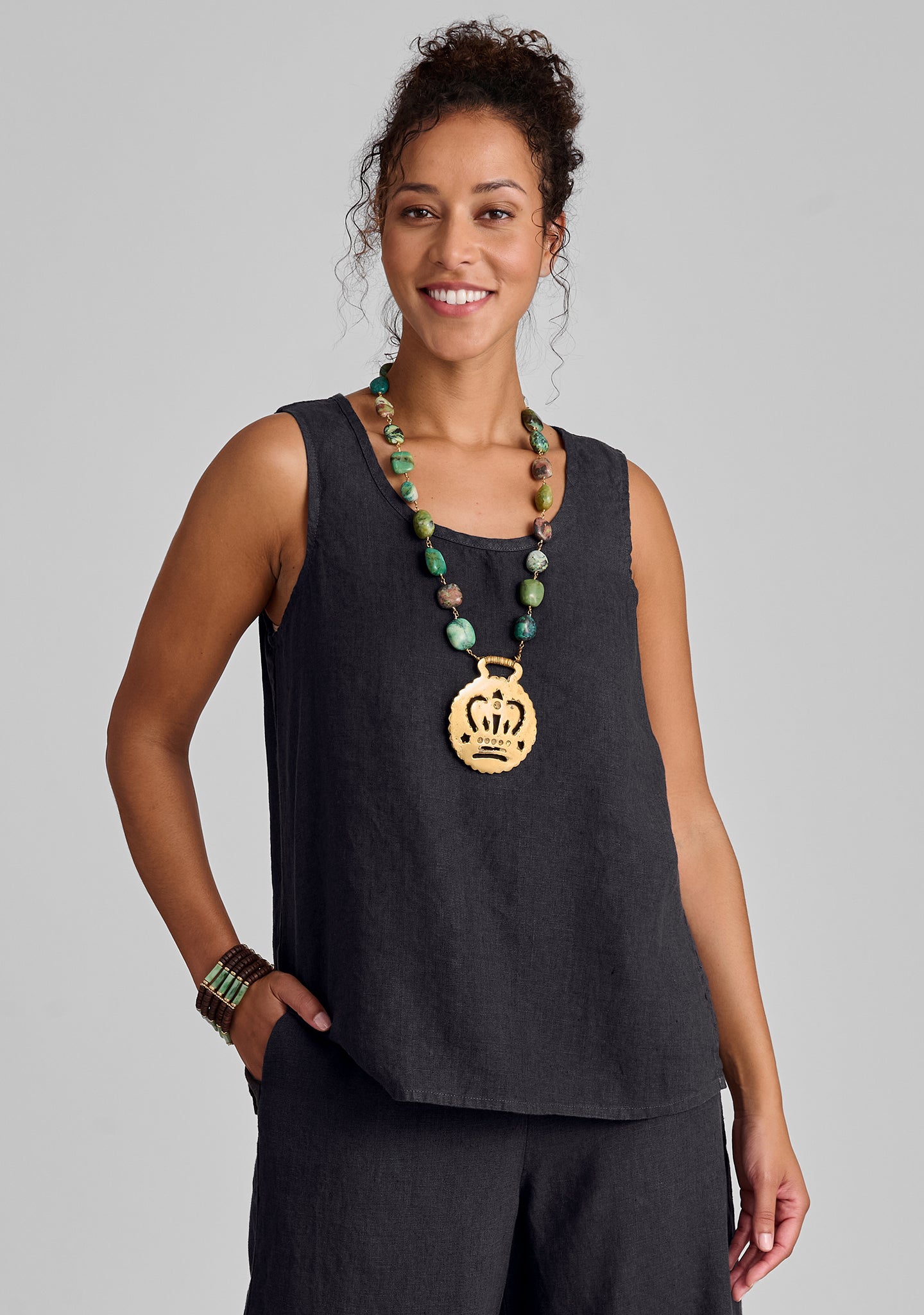 Essential Linen Tank Top for Women - Breathable & Comfortable Summer Casual Wear - Perfect for Beach, Yoga, and Everyday Outfits - FINAL SALE