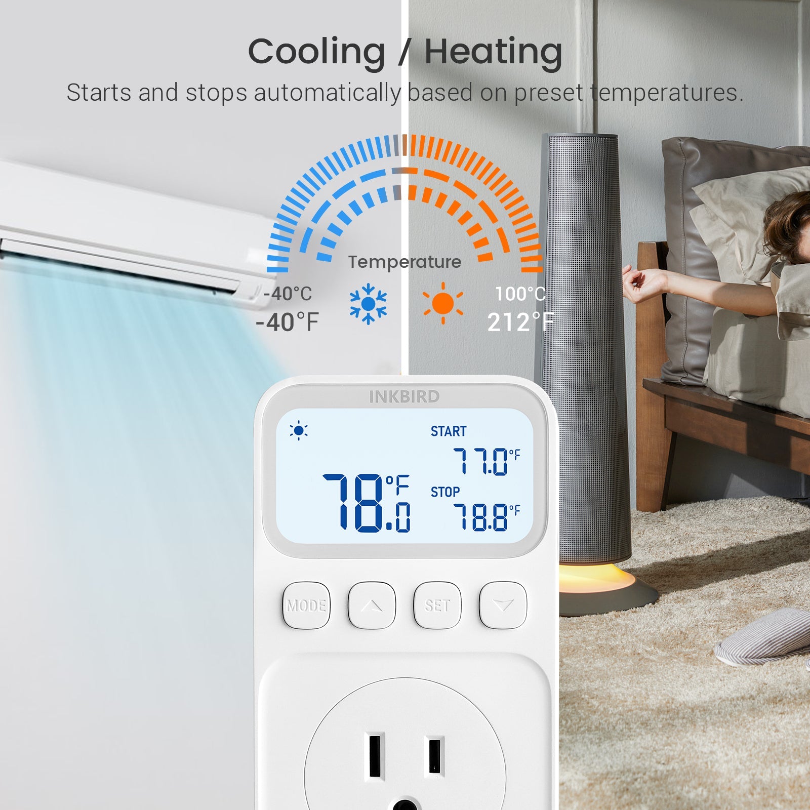 Digital Temperature Controller C226T - Precise Thermostat for Home Brewing, Aquariums & Reptile Tanks