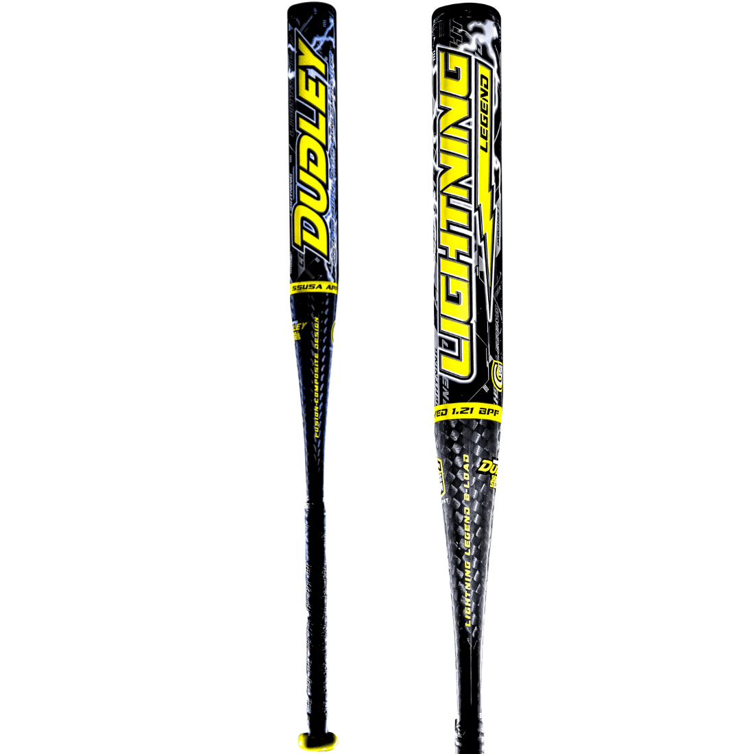 2024 Dudley Lightning Legend Retro 12 Balanced Senior Slowpitch Softball Bat - USSSA Approved for Competitive Play & Recreational Games