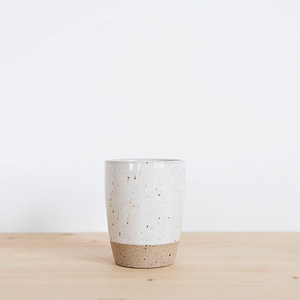 Premium Ceramic Speckle Tumbler with Lid & Straw - 20oz Insulated Coffee Mug for Hot & Cold Drinks - Perfect for Office, Travel, and Outdoor Activities