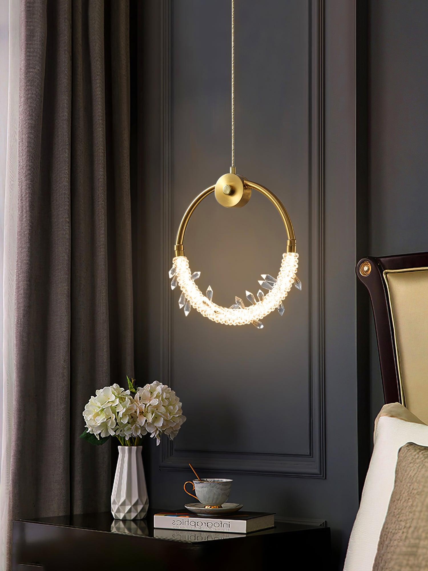 BU08P15G Modern Pendant Light - Elegant Hanging Ceiling Fixture for Kitchen, Dining Room & Bedroom - Perfect for Home Decor & Interior Lighting