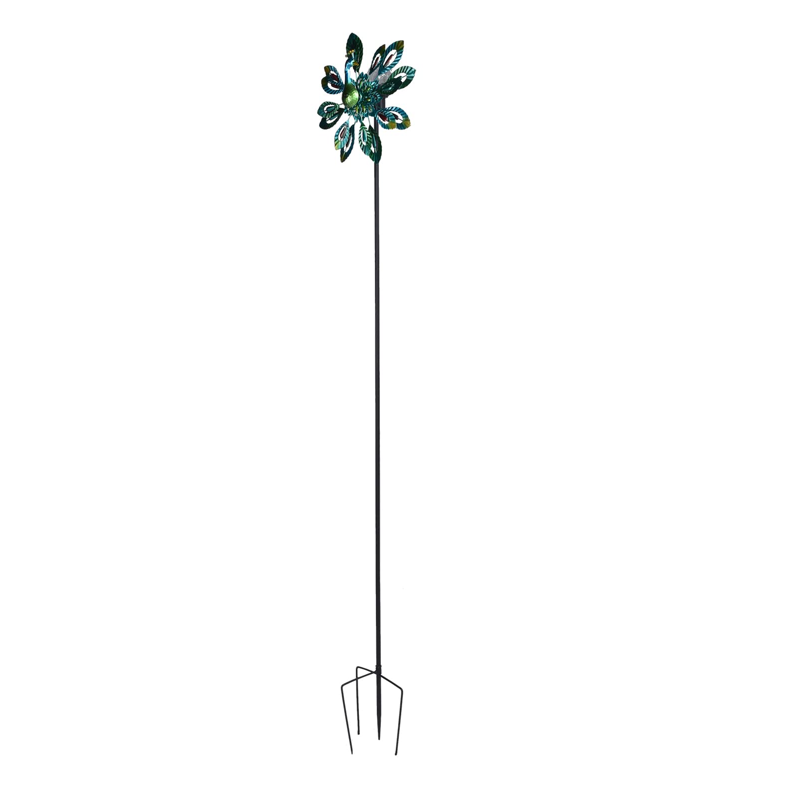 Eco-Friendly Garden Wind Spinners - Durable Iron Windmill Spinner with Ground Stake for Lawn & Yard Decoration | Perfect for Outdoor Patio, Garden Decor & Backyard Landscaping