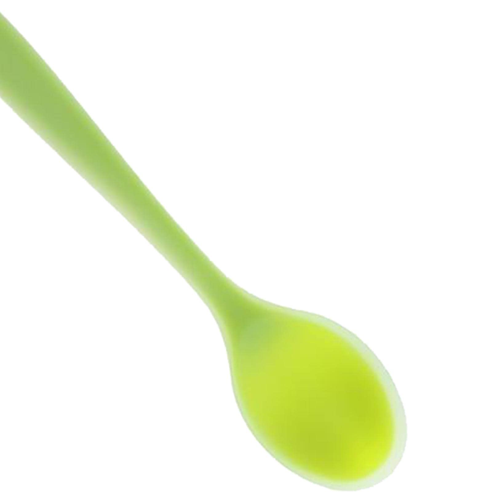 3-Piece Semi-Transparent Silicone Spoon Set - Soup, Coffee & Tea Measuring Spoons for Kitchen, Baking & Coffee Bar Use