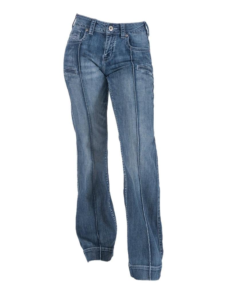 Cowgirl Tuff Western Jeans for Women - Comfortable Breathe Stretch Denim Pants - 25