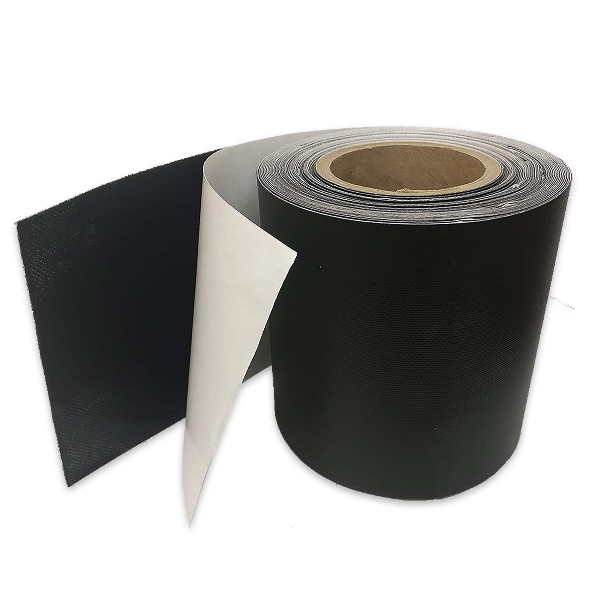 Carolina Tarps Heavy Duty Black Vinyl Tarp Repair Tape - 6 Inch x 50 Feet - Waterproof, UV Resistant for Outdoor Use, Camping, Boat Covers & Truck Tarps