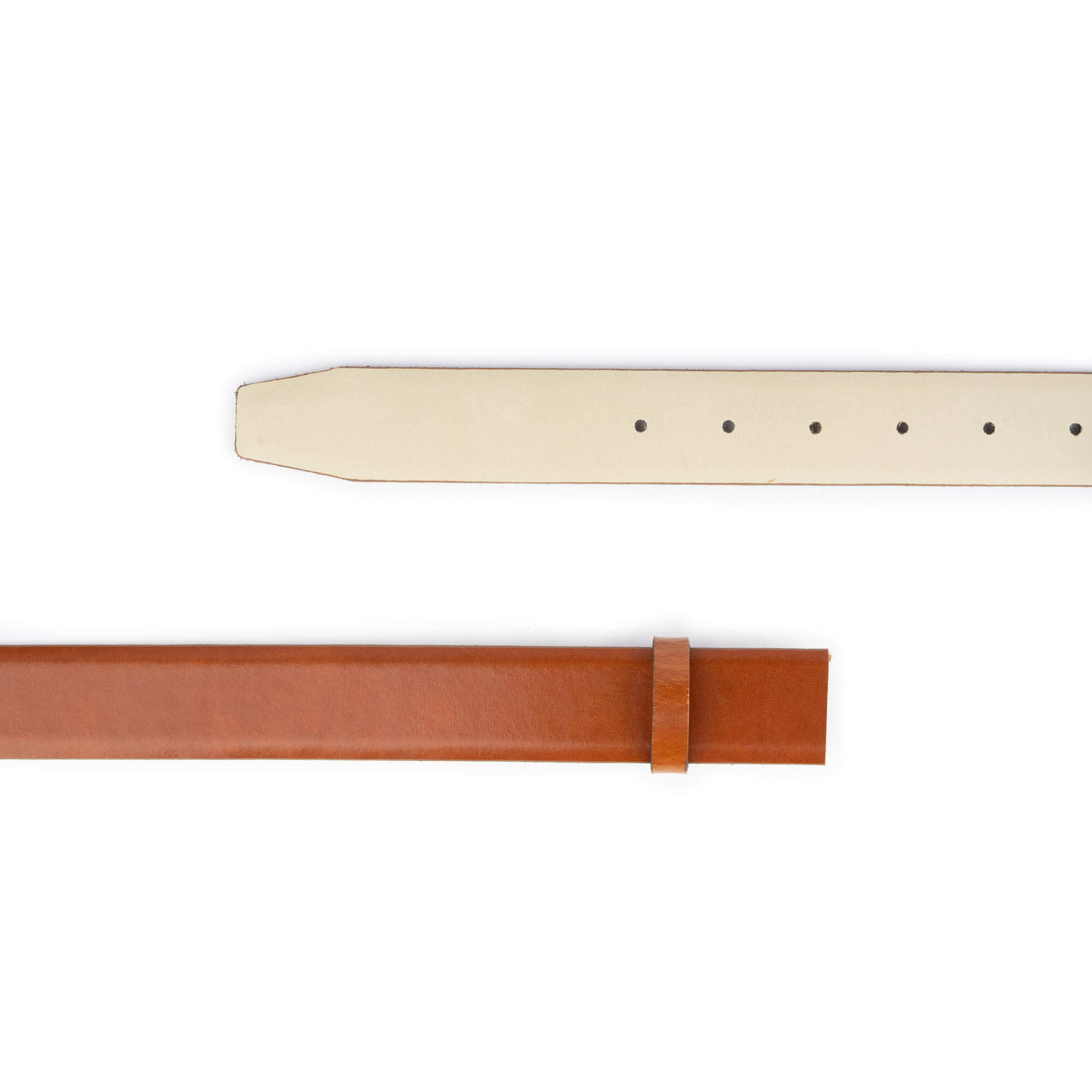 3.5 cm Reversible Beige Leather Belt Strap Replacement for Cartier Buckles - Classic Style for Men & Women, Perfect for Office, Casual & Formal Wear